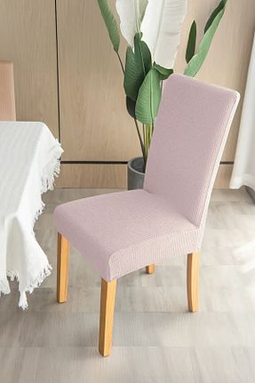 کاور صندلی صورتی پلی استر Bright Home - کد 757212966