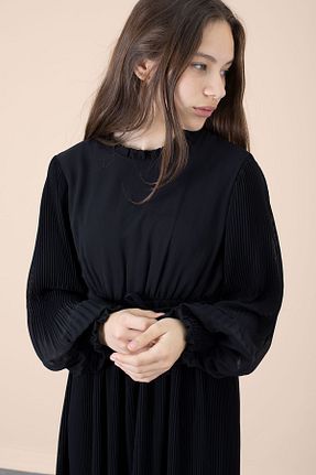 لباس مشکی بچه گانه بافتنی Cansın Mini - کد 924161660