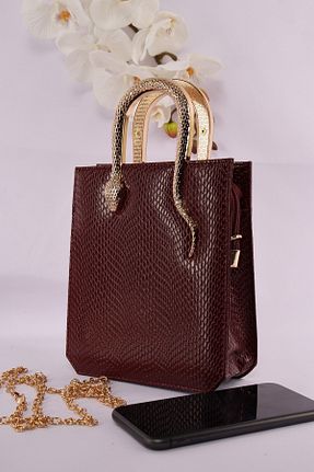 کیف پورتفوی و کلاچ زرشکی زنانه چرم مصنوعی weem bag - کد 933973720