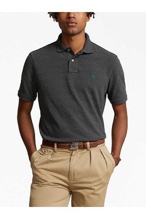 تیشرت طوسی مردانه Relaxed Ralph Lauren - کد 858995286