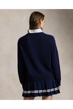 سوئیشرت سرمه ای زنانه چاپی Ralph Lauren - کد 921623103