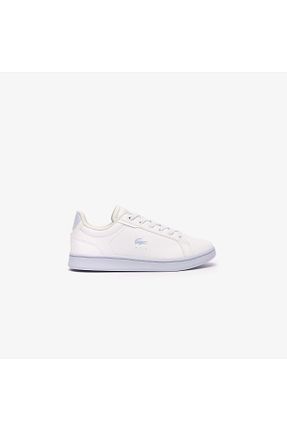 کفش اسنیکر سفید بچه گانه بند دار Lacoste - کد 902061484