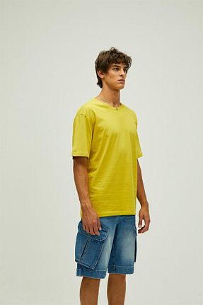 تیشرت زرد مردانه Fitted Bad Bear - کد 245302962