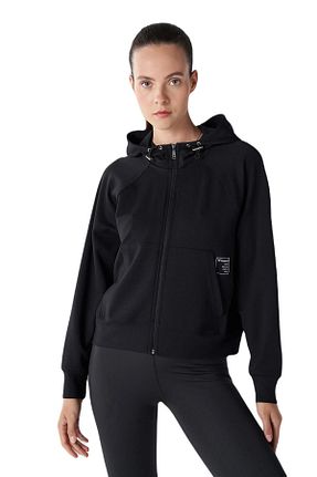سوئیشرت اسپرت مشکی زنانه Fitted hummel - کد 808705505