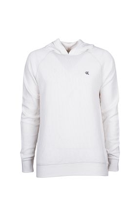 سوئیشرت سفید مردانه ساده Calvin Klein - کد 106838822