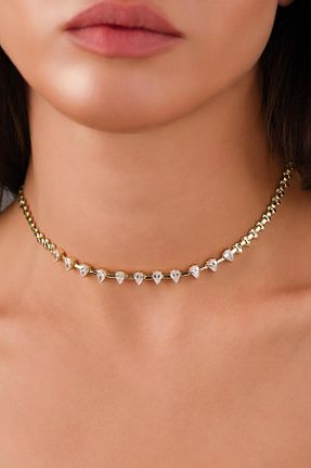گردنبند استیل ( فولاد ) متالیک زنانه استیل (فولاد) STYLE OF CARMEN - کد 933994649