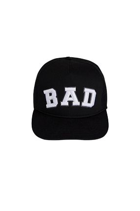 کلاه مشکی زنانه پنبه ای Bad Bear - کد 6630014