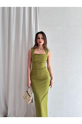 لباس سبز زنانه بافتنی Mooi Butik - کد 933990302
