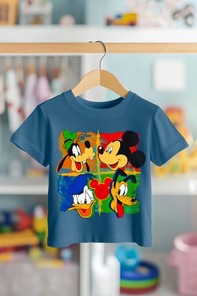 تیشرت آبی بچه گانه رگولار BookOrBook - کد 934003219