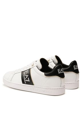 کفش اسنیکر سفید مردانه چرم اصل Emporio Armani - کد 830483600