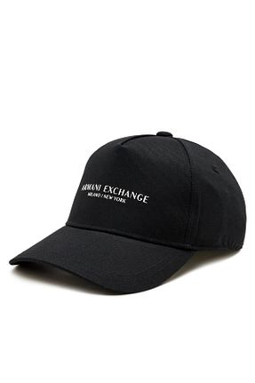 کلاه مشکی زنانه پنبه ای Armani Exchange - کد 780888627