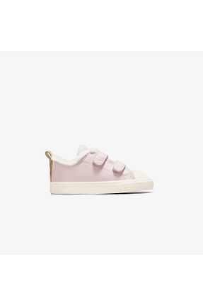 کفش اسنیکر صورتی بچه گانه پارچه ای Converse - کد 906445192