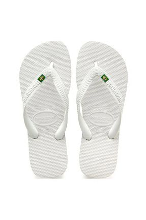 دمپائی سفید زنانه چرم مصنوعی Havaianas - کد 2853179