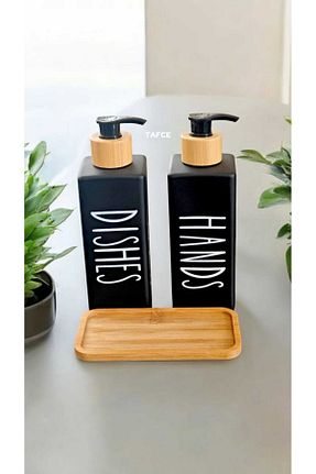 جا صابونی مشکی شیشه tafce - کد 934006099