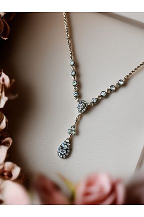 گردنبند جواهر سفید زنانه زیرکن FAYRA ACCESSORIES - کد 934005726
