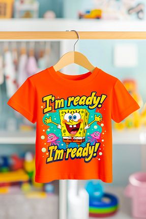 تیشرت نارنجی بچه گانه رگولار BookOrBook - کد 934022618