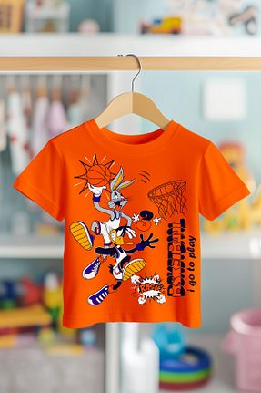 تیشرت نارنجی بچه گانه رگولار BookOrBook - کد 934009441