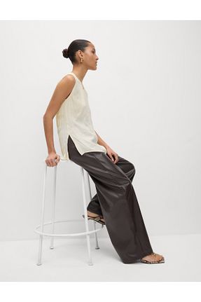 بلوز بژ زنانه ساده Marks & Spencer - کد 934011412
