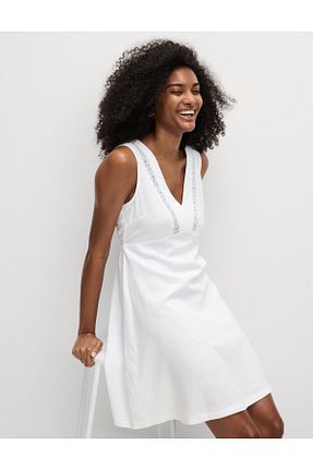 لباس سفید زنانه بافتنی Marks & Spencer - کد 934068444