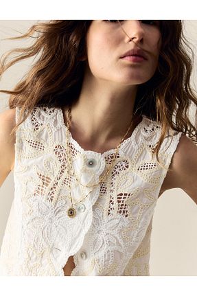 جلیقه بژ زنانه رگولار Marks & Spencer - کد 934071586