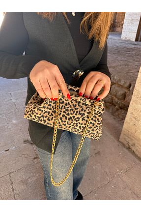 کیف دستی قهوه ای زنانه ابعاد کوچک feruss - کد 890177847