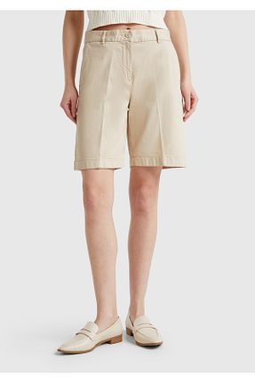 شلوارک و برمودا طوسی زنانه رگولار United Colors of Benetton - کد 934087607