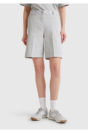 شلوارک و برمودا طوسی زنانه رگولار United Colors of Benetton - کد 934087610
