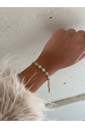 دستبند استیل (فولاد) طلائی زنانه استیل ضد زنگ XUPING JEWELRY - کد 921466438