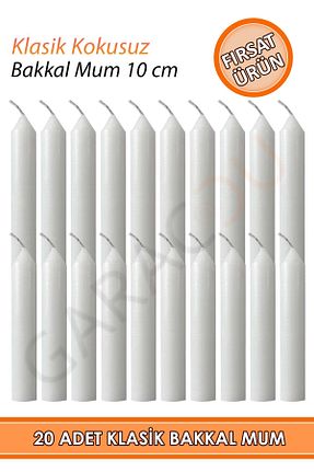 شمع سفید Karışık Çiçek garaccu - کد 800095248