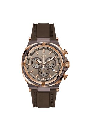 ساعت مچی قهوه ای مردانه 43 میلی متر Guess Collection - کد 768215076