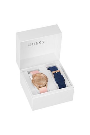 ساعت مچی صورتی زنانه 38 میلی متر Guess - کد 850004140