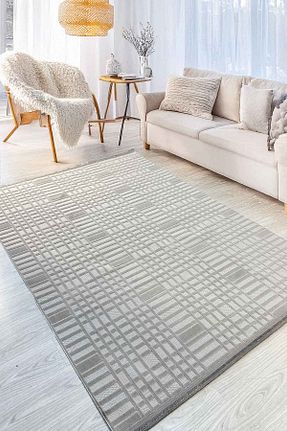 فرش طوسی قابل شستشو Decomia Home - کد 934107879