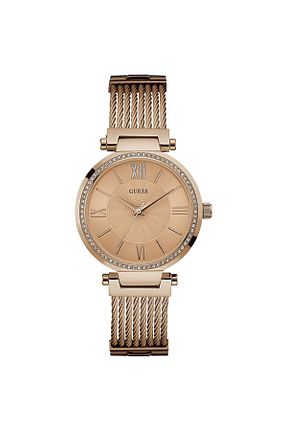 ساعت مچی بژ زنانه 36 میلی متر Guess - کد 4964374