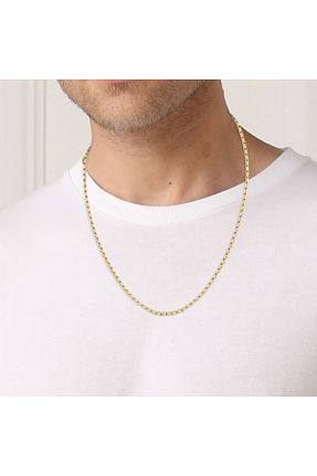 گردنبند جواهر طلائی مردانه فلزی BOSS - کد 850245092