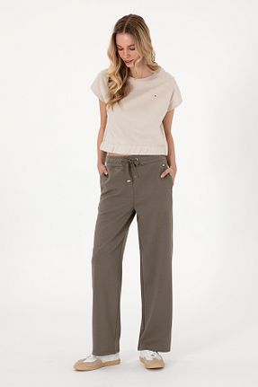 شلوار کرمگن قهوه ای زنانه Comfort U.S. Polo Assn. - کد 934130941