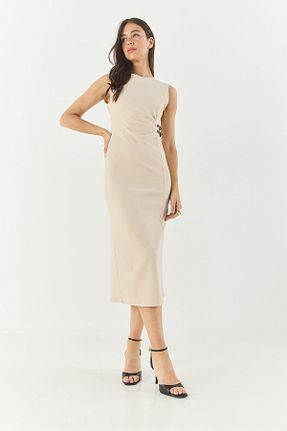 لباس بژ زنانه بافتنی Bianco Lucci - کد 934122130
