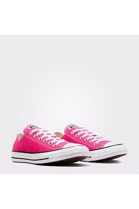 کفش اسنیکر صورتی زنانه بند دار Converse - کد 865354235