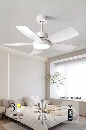 پنکه سقفی سفید Hoogar - کد 935068444