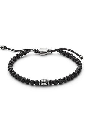 دستبند استیل (فولاد) مشکی مردانه Fossil - کد 35781718
