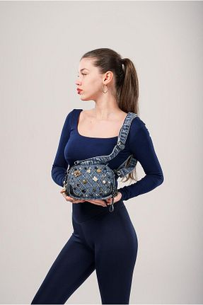 کیف پستچی سرمه ای زنانه ÇÇS - کد 934124590