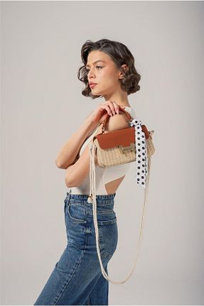 کیف پستچی قهوه ای زنانه ÇÇS - کد 934124156