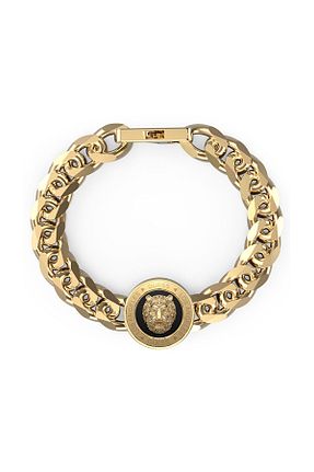 دستبند استیل (فولاد) طلائی مردانه استیل (فولاد) Guess - کد 682857361