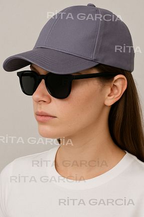 کلاه طوسی زنانه پنبه ای Ritagarcia - کد 163938196