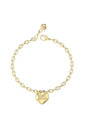 دستبند استیل (فولاد) طلائی زنانه استیل (فولاد) Guess - کد 896484892