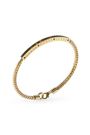 دستبند استیل (فولاد) طلائی مردانه استیل (فولاد) Guess - کد 768969476