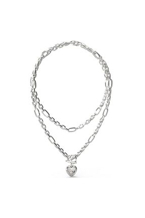 گردنبند جواهر متالیک زنانه سنگ طبیعی Guess - کد 886764834