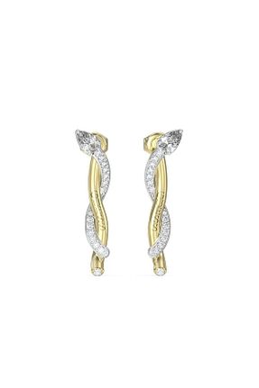 گوشواره جواهر طلائی زیرکن Guess - کد 896484959