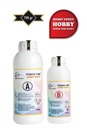 لوازم نقاشی نارنجی POWER TIME EPOXY - کد 217764591