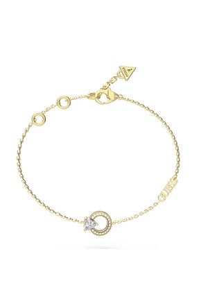 دستبند استیل (فولاد) طلائی زنانه استیل (فولاد) Guess - کد 897440383