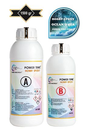 لوازم نقاشی نارنجی POWER TIME EPOXY - کد 91300145